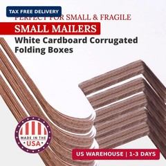 Partners Brand 6x4x2 Corrugated Cardboard Boxes, 6″L x 4″W x 2″H, Pack of 50| Sh