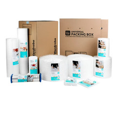 Pen + Gear Universal Moving Box with Cushioning, Fits TVs up to 65″, 2 Count