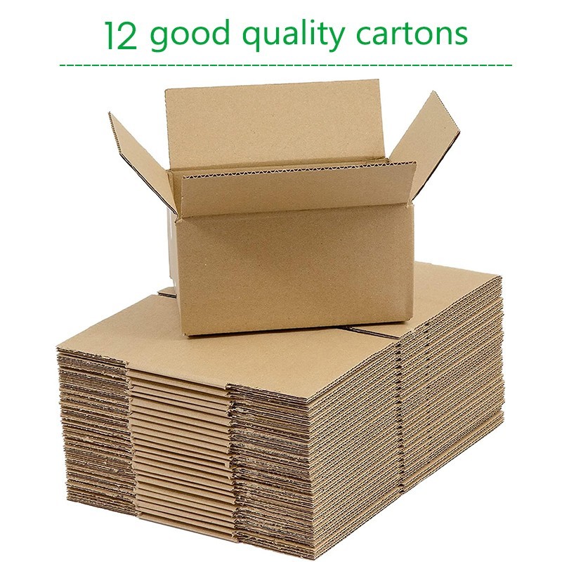 9x7x5 Corrugated Box, Small 12/24-Pack | Shipping, Packaging, Handling, Storage