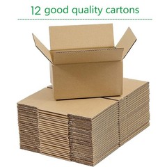 9x7x5 Corrugated Box, Small 12/24-Pack | Shipping, Packaging, Handling, Storage