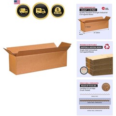 28x8x8 Long Corrugated Boxes, Long, 28L x 8W x 8H, Pack of 25 | Shipping, Pac…