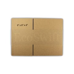 25 8x6x4 Cardboard Paper Boxes Mailing Packing Shipping Box Corrugated Carton