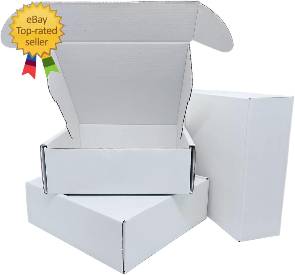 Small White Box 6 X 6 X 2 Inch 50 Pack Recyclable Gift Mailers Storage
