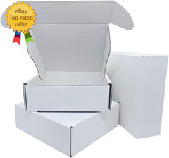 Small White Box 6 X 6 X 2 Inch 50 Pack Recyclable Gift Mailers Storage