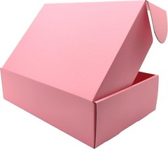 Recyclable Pink Mailer Boxes | 12x9x4 in. – Perfect for Gifts & Shipping