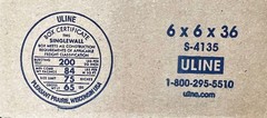 6″ x 6″ x 36″ CARDBOARD BOX – 200 lb – SINGLE BOX – TALL