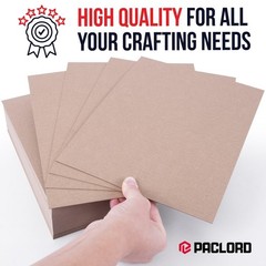 11″ x 17″ Brown Kraft Plain Chipboard Sheets, 30 Pt Thick – Made in USA Du