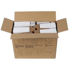 RLAVBL 9x6x2 Shipping Boxes Set of 50, White Small Corrugated Cardboard Box, …
