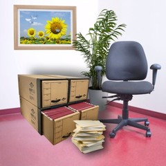 UOFFICE Quick Stack Drawer File Boxes, 24″ x 12.5″ x 10.5″, 4 Pack