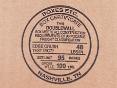 14.5 X 9.5 X 4 SHIPPING BOXES 48 ECT 15 Pack HEAVY DUTY Double Wall Corrugated