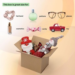 40 Pack 4x4x3 Shipping Boxes Corrugated Cardboard Mailers Packing Moving Box