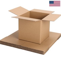 Lightweight Corrugated 6x6x6 Inch Moving Boxes, Eco-Friendly Pack of 6