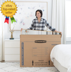 Medium up to 40 Tv/Picture Mirror Moving Box 4 Pack 37 X 4 X 27 in 7711