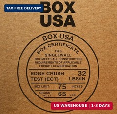 BOX USA Medium Moving Boxes 18L x 14W x 12H 20-Pack – Corrugated Cardboard Box f