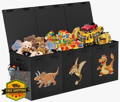 SAKAKI Toy Box Black 41x14x16