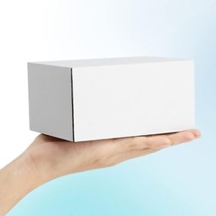 Poever Shipping Boxes 6X4X3 Inches Small Mailing Boxes 25 Pack White Cardboard