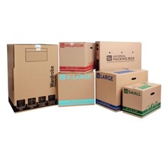Universal Moving Box with Cushioning, Fits TVs up to 65″, 2 Count