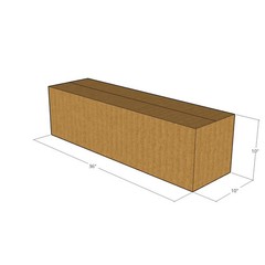 36x10x10 Long Corrugated Shipping Boxes 32 ECT Single-Wall, 5/Pack