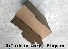 12x10x3 TAPE FREE 50pc Packaging Box Cardboard Corrugated Packing Shipping
