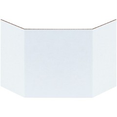 USA BBIND4 Corrugated Bin Dividers, 4″, Oyster White (Pack of 100)