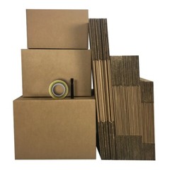 UBMOVE Moving Boxes 3 Room Economy Kit 36 Boxes & Packing Supplies