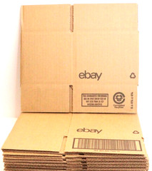 eBay Brand Shipping Boxes 6″ x 4 3/4″ x 4 3/4″ — 25 Count