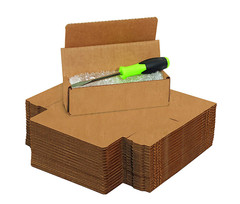 Kraft Corrugated Corrugated Cardboard Mailing Boxes, 7″ X 4″ X 2″, Pack of 50, C