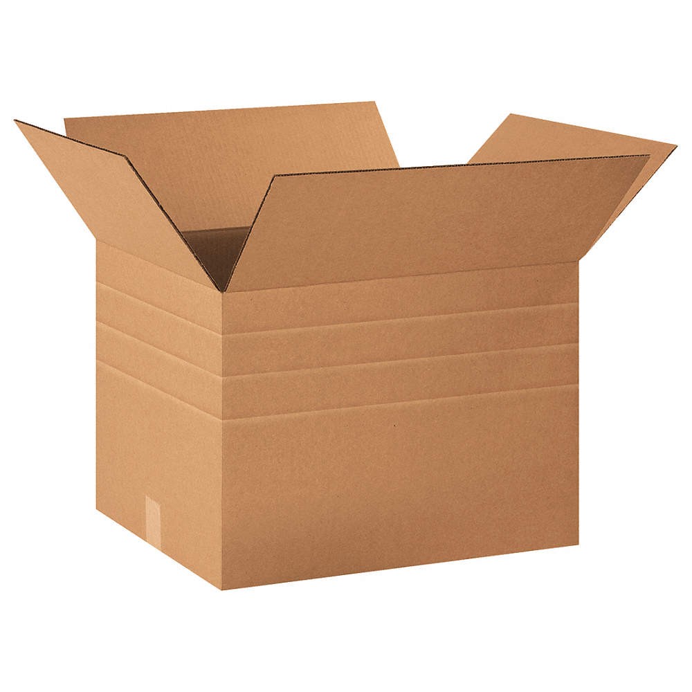 GRAINGER APPROVED 55VH43 PK 25 Shipping Box,18x14x12-6 in 55VH43