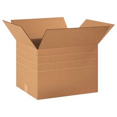 GRAINGER APPROVED 55VH43 PK 25 Shipping Box,18x14x12-6 in 55VH43