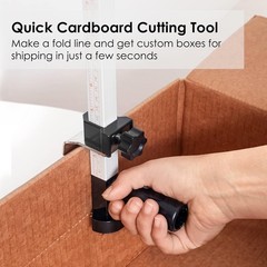 Box Resizer Tool with Scoring Wheel Customize Cardboard Shipping Boxes…