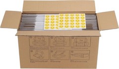 50 Pack White Corrugated Shipping Mailer Small Packaging Packing Boxes 6x4x1”