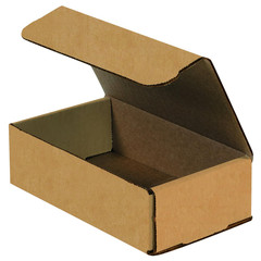 BFM742K Corrugated Cardboard Mailers, 7 X 4 X 2 Inches, Tuck Top One-Piece, Die-