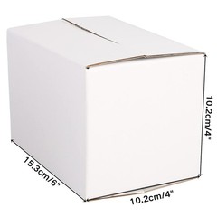 Peohud 40 Pack Small Cardboard Boxes, 6 x 4 x 4 inches Mailing Boxes, Corrugated