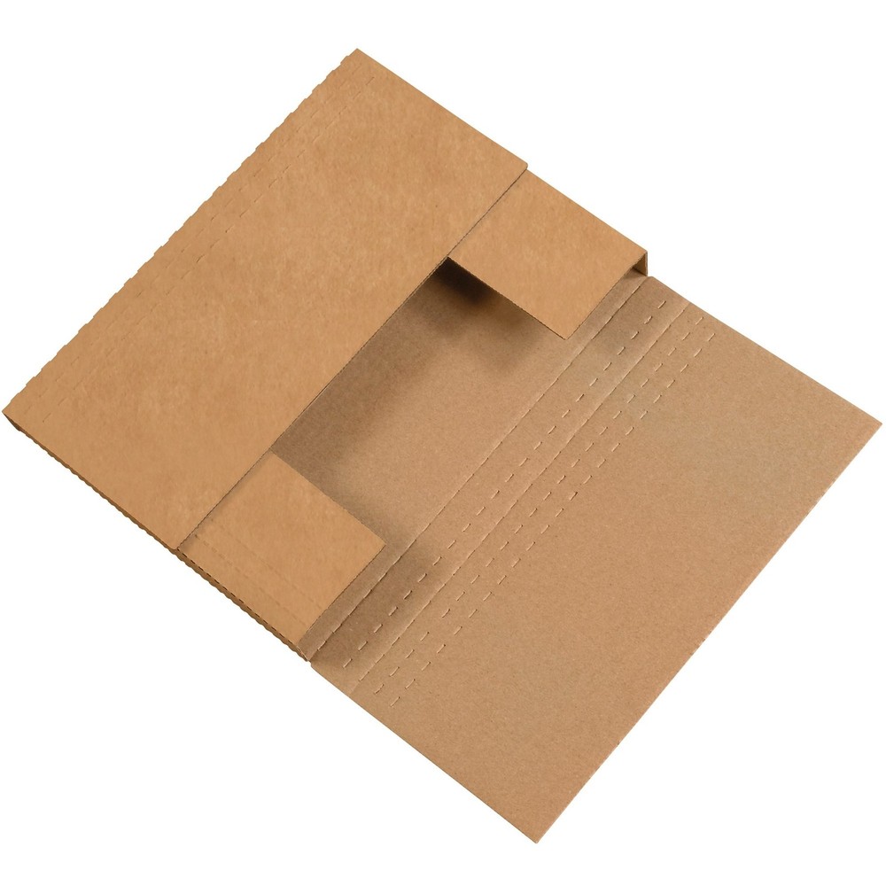 Ship Now Supply SNM962BFK Easy-Fold Mailers, 9 1/2″L x 6 1/2″W x 2″H, Kraft (…