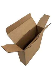 Lot of 5 Boxes 12″ x 10″ x 3″ Corrugated Cardboard Security Shipping Box New