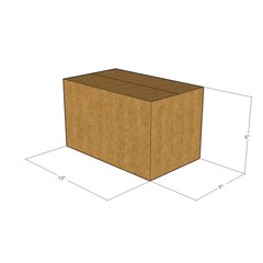 5 10x6x6 Kraft Brown Corrugated Shipping Boxes 32 ECT Single-Wall New