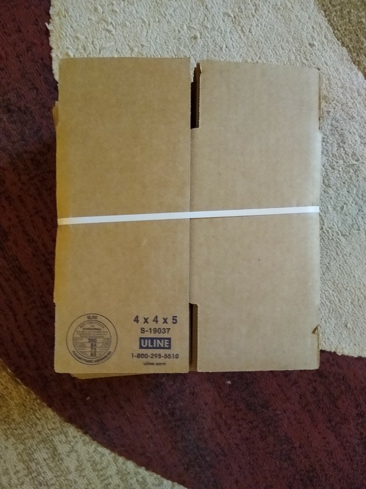 4″ x 4″ x 5″ Corrugated Boxes, 65 lbs Capacity Lot of 25