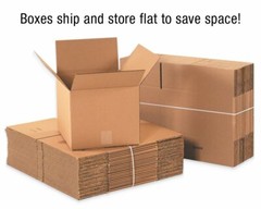 100 10x6x4 Cardboard Shipping Boxes Cartons Packing Moving Mailing LightWeight