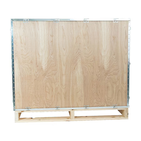 Zoro Select Bns8 23 3/16 In X 23 3/16 In X 23 3/16 In Shipping Crate, Brown,,