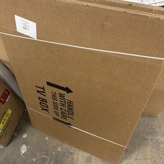 2 Pack Adjustable TV Moving Box Flat Panel TVs Up to 70 Inch Safe Packing