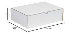 50-Pack Medium Corrugated Mailer Boxes – Durable & Eco-Friendly 11.1″ x 8.75″