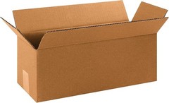 Wide Opening Kraft Corrugated Boxes 16″L x 6″W x 6″H, Eco-Friendly Pack of 25