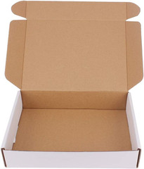 30-Pack White Corrugated Mailers 11×8.75×2 Inches for Shipping and Crafts