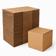 100 6x6x6 Cardboard Paper Boxes Mailing Packing Shipping Box Corrugated