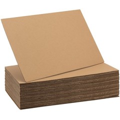 50 PCS Corrugated Cardboard Sheets Flat Packaging Inserts 2mm 11×17 Inch Pack