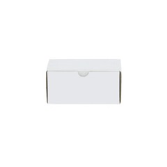 US 100Pc White Cardboard Paper Box Mailing Packing Shipping Box Corrugated 6x4x3