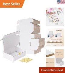 Brand New Shipping Boxes Set 50 White