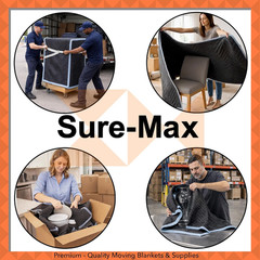 4 Moving & Packing Blankets – Ultra Thick Pro – 80″ X 72″ (65 Lb/Dz Weight) – Pr