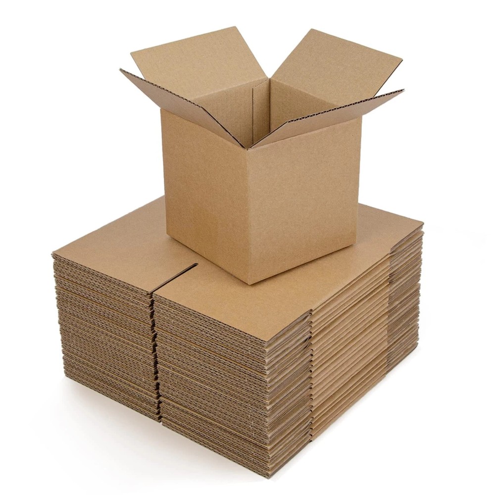 Shipping Boxes 6x6x6 Inches Small Corrugated Cardboard Boxes 25 Pack
