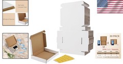 Professional-Grade Recyclable Shipping Boxes Set of 30 – Eco-Conscious Choice
